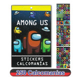 Block De Stickers Calcomanías Among Us  - Leoblock - Diseño Impreso Among Us