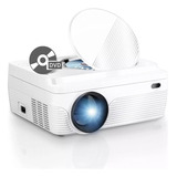 Proyector Minlove  8 Mil Lúmenes Con Bluetooth Y Dvd