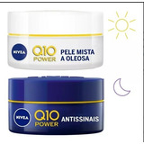 Creme Power Q10 Dia E Creme Power Q10 Noite Pele Oleosa Kit 