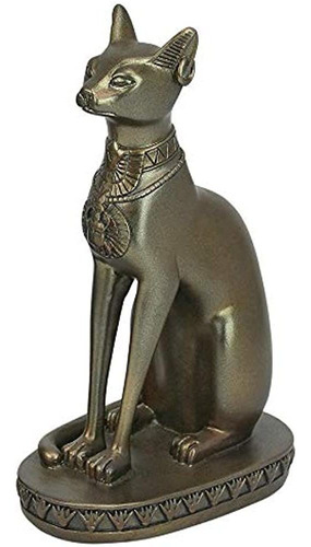 Diseño Toscano Bastet, Diosa Gato De La Estatua Del Antiguo