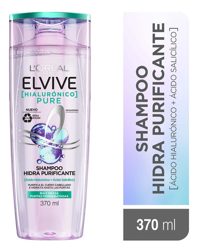 Champú Elvive Hialuropure 370ml - mL a $67