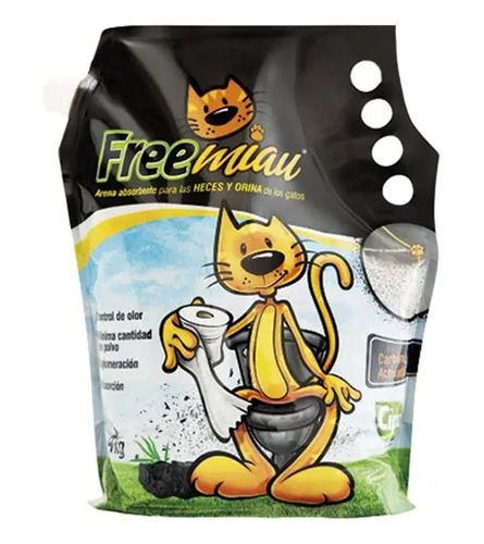 Arena Freemiau Carbón Activado 4 Kg