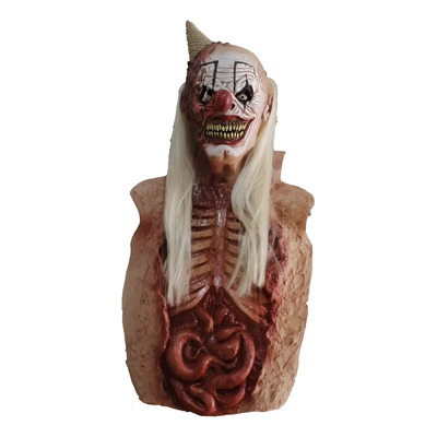 Mascara De Latex; Payaso Helado, Halloween, Pectoral, Zombie Color Beige | Meses sin interés