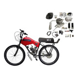 Bicicleta Motorizada Carenada Banco Xr (kit+bike Desmont) 