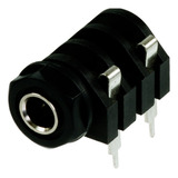 Jack Plug Mono 1/4 Plastico Para Plaqueta - Seetronic St213