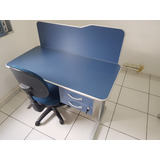 Mesa De Escritório Com 2 Gavetas1.20x0.60. Com Divisória.