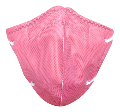 Kit 10 Máscaras Respiratória Alta Kn95 Infantil Rosa