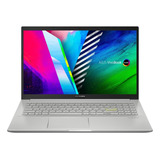 Portátil Asus Vivobook K513ea Plateada 15.6 , Intel Core I7 1165g7  8gb De Ram 512gb Ssd, Intel Iris Xe Graphics G7 96eus 1920x1080px Freedos