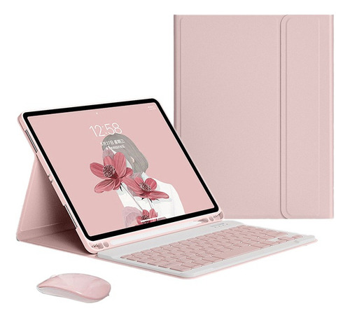 Funda Con Teclado Ratón Para iPad Air 4 10.9 2020 Ñ