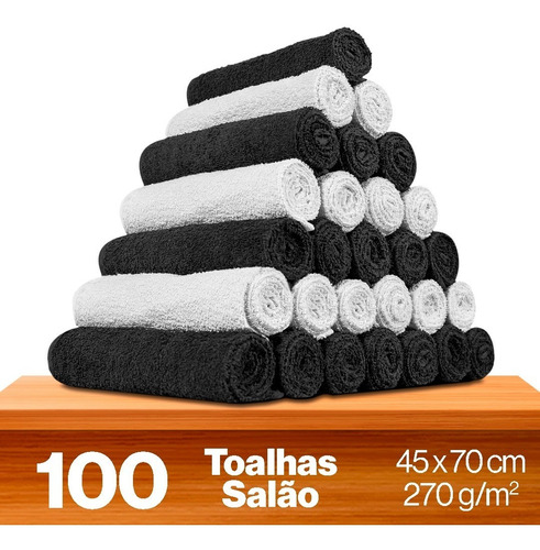 Kit 100 - Toalhas De Rosto Para Salão - Nobre - Promoção