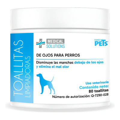 Ms - Toallitas Limpiadoras P\u002Fojos 80 Pzas. Para Mascotas   | MercadoLibre
