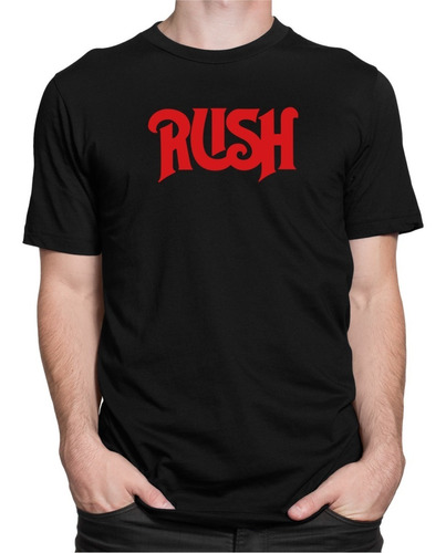 Camiseta Camisa Rush Banda Rock Heavy Metal Estampa Relevo