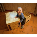 Set Montessori: Silla Cubo + Mesa