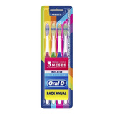 Escova De Dente Indicator Color Collection 4 Unidades Oral-b