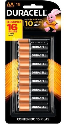 Pacote C/ 16 Pilhas Aa Duracell