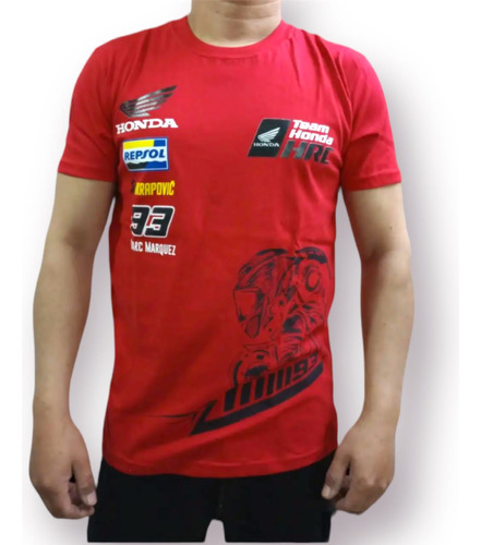 Remeras De Honda Competicion Moto Gp