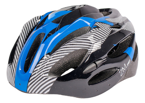 Casco Bici Ciclismo Hombre Bicicleta Mujer Seguridad Color Azul