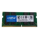 Memória Notebook 16gb Ddr4 3200mhz Crucial Ct16g4sfra32a