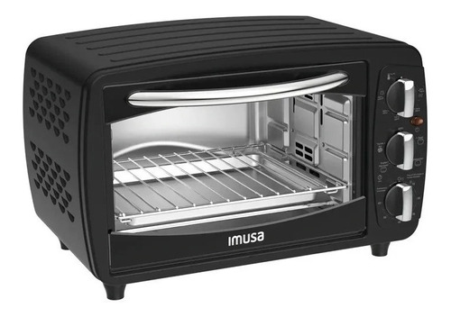 Horno Tostador Imusa 5 En 1 Negro Nuevo Air Fryer