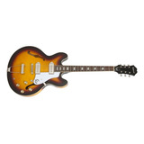 Guitarra Electrica EpiPhone Casino Vintage Sunburst Color Marrón Orientación De La Mano Diestro