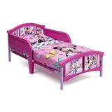 Minnie Mouse Rosa Base De Cama Para Niña Pequeña Post Cuna