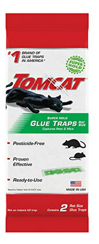 Trampas De Pegamento Tomcat Super Hold Para Ratas, Ratones, 