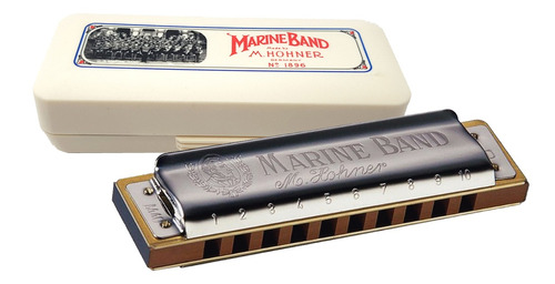 Armonica Hohner Marine Band Todos Los Tonos  C/ Estuche