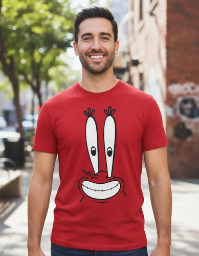 Playera Bob Esponja Hombre Algodon Calidad Premium | Envío gratis