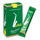 1 Palhetas Vandoren Sax Alto Java Green N. 1.5