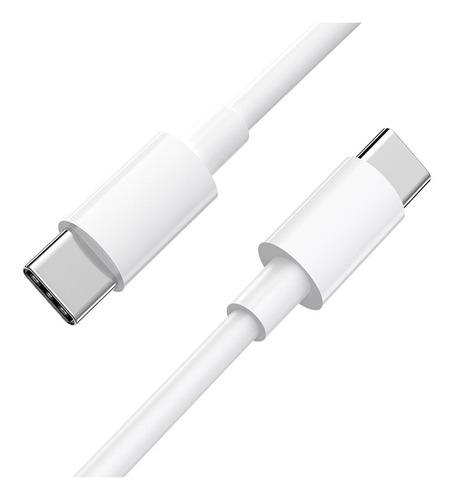 Cable Hoco X51 Data Tipo C A Tipo C 100w 1m Blanco