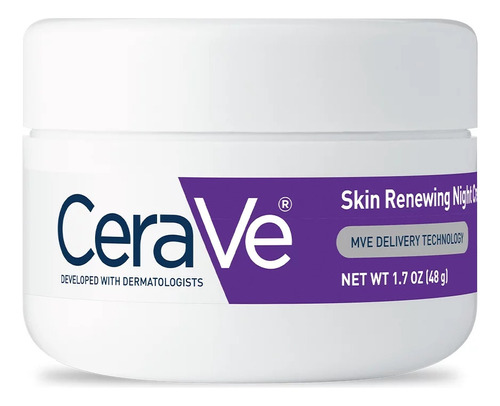 Cerave Crema De Noche Con Péptidos Y Ácido Hialurónico 48g