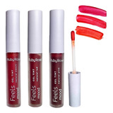 Kit 3 Lip Tint Gel Tint Feels Mood - Ruby Rose