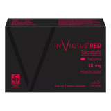 Invictus Red Tadalafil 20 Mg Caja Con 1 Tableta Masticable