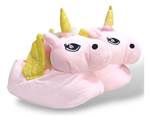 Pantuflas Nenas Unicornio Con Alas Antideslizante Mad Foot