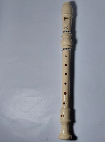 Flauta Doce Yamaha Yrs24 Soprano Barroca Cor Bege