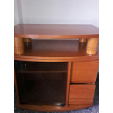 Mesa De Televisor Giratoria De Madera Roble. Excellente