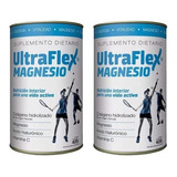 Ultraflex Magnesio Colágeno Hidrolizado 420g Polvo Pack X2 
