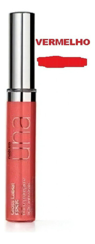 Brillo De Labios Fps 15 Natura Una 8 Ml Color Red 100 Vermello