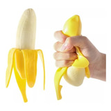 Juguete Antiestrés Squishy, Banana Realista Suave Y Elástica
