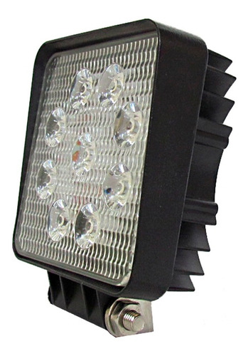 Faro Led Auxiliar Cudrado 27w 12-24v Cuatri Camion Automovil