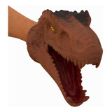 Fantoche Mão Luva Cabeça Dinossauro T-rex Brinquedo Infantil