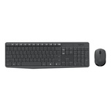 Kit Teclado E Mouse Sem Fio Logitech Mk235 - Layout Abnt2