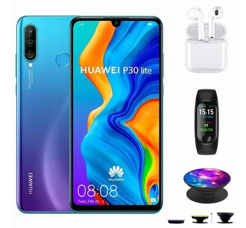 Huawei P30 Lite Dual Sim 128 Gb 4 Gb Ram Azul