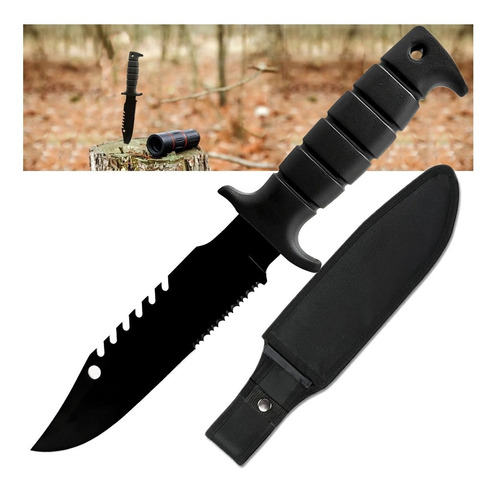 Cuchillo Pesca Camping Rambo Daga  Tactico Militar Caza