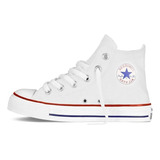 Tenis Converse Chuck Taylor Unisex Infantil Blanco 7j253 (10