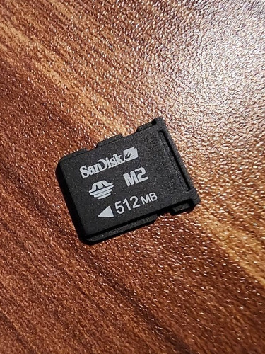 Targeta De Memoria M2 Sandisk 512mb