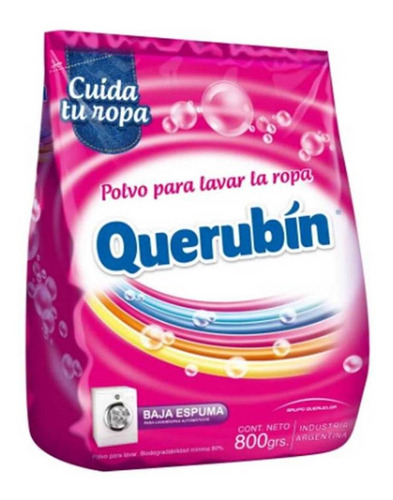 Jabón Polvo X800g Baja Espuma Querubín