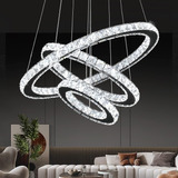 Buccleuch Modern Chandeliers Dimmable Crystal Led 3 Rings...