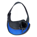 Bolso Para Gatos Perros Mochila Bandolera Transportadora New Color Azul