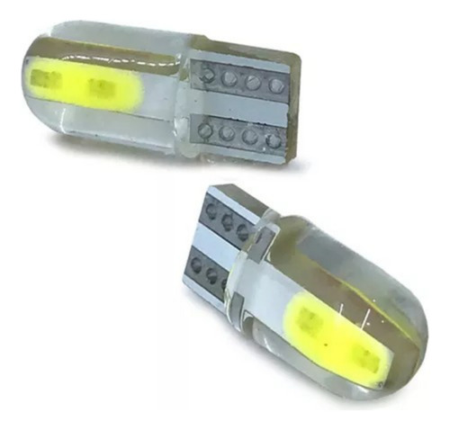 Led Posicion Silicona T10 Cob Mini  X 10 Unidades 2821